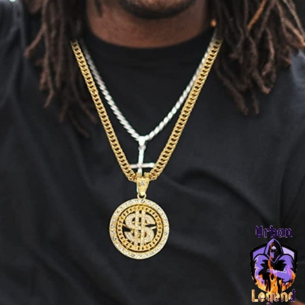 *NEW* Spinning Dollar Pendant - Picture 8 of 13